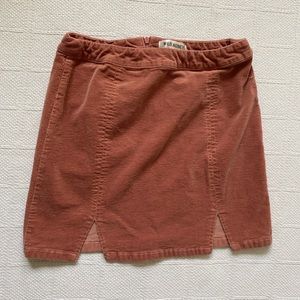 WILD HONEY Corduroy Mini Skirt